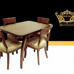 میز ناهارخوری مدل آبشاری کد 563 - فروشگاه چوب طلا