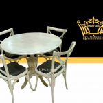 میز ناهارخوری مدل ضربدری کد 567
