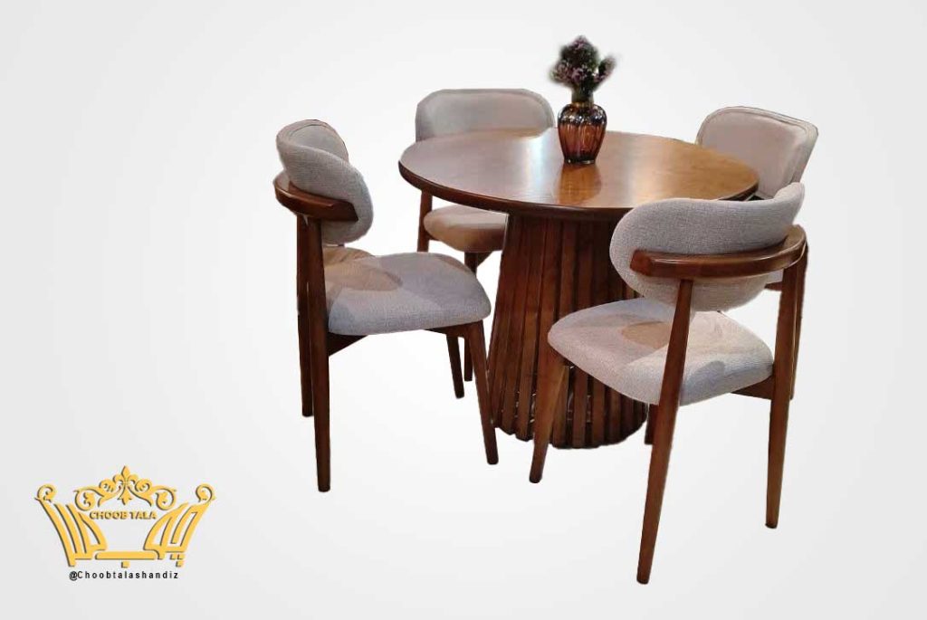 میز ناهارخوری تمام چوب هرمی کد 743