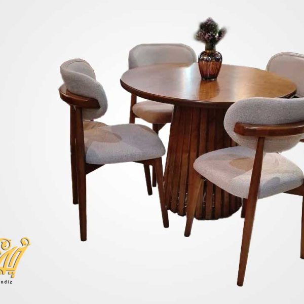 میز ناهارخوری تمام چوب هرمی کد 743