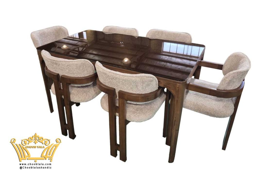 نهار خوری تمام چوب کد 773