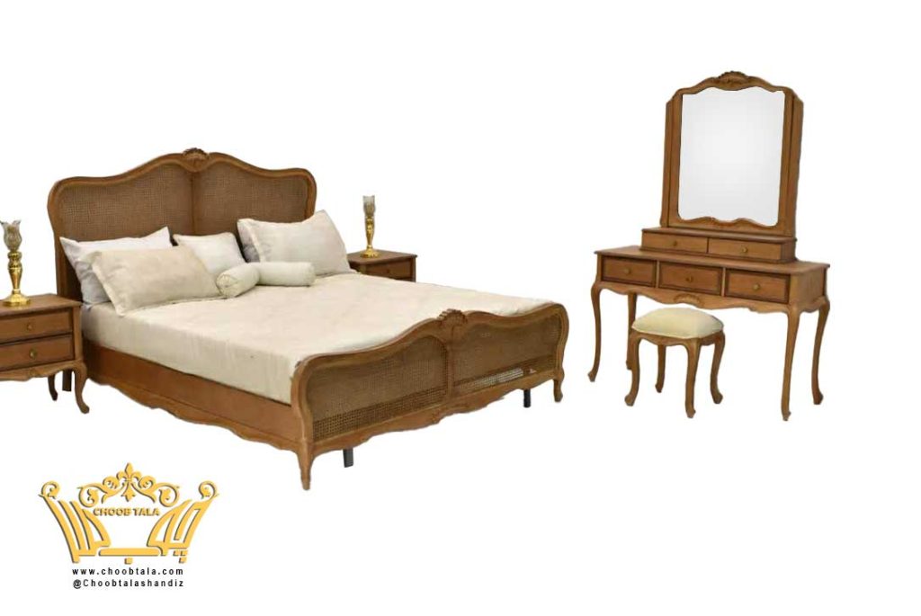 سرویس خواب تمام چوب ثمر حصیری کد 786