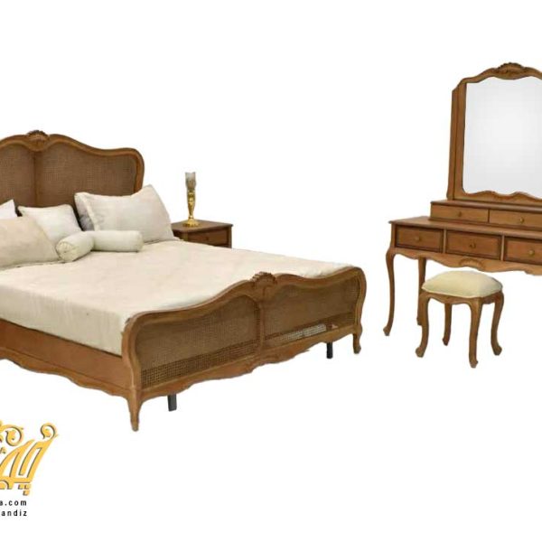 سرویس خواب تمام چوب ثمر حصیری کد 786