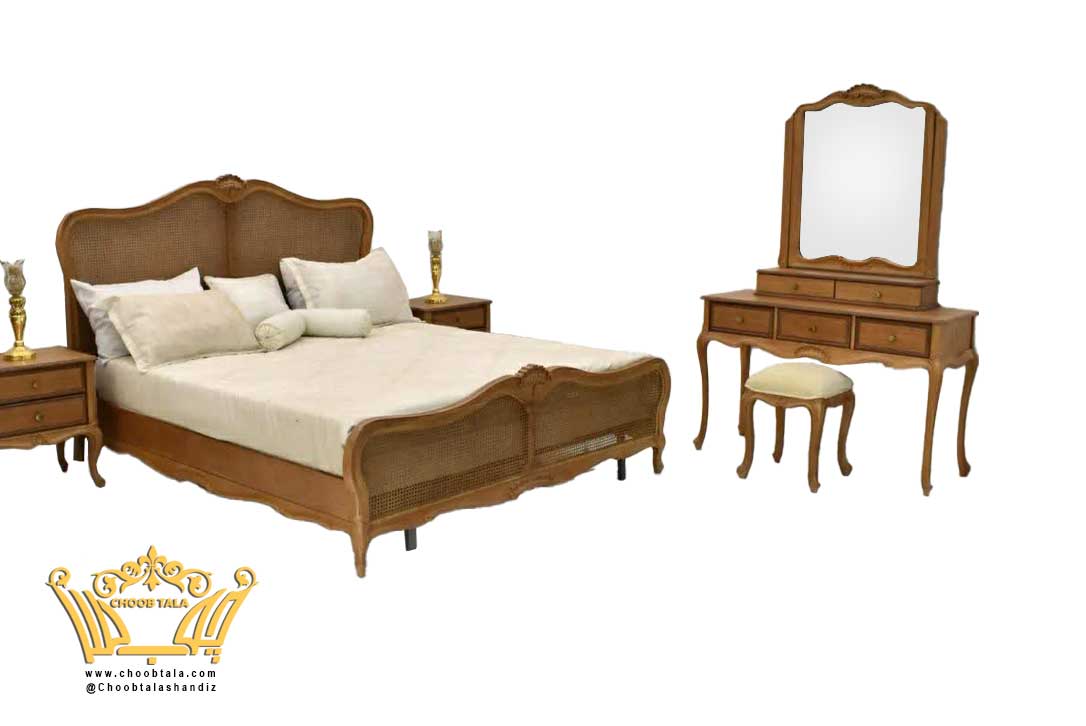 59 سرویس خواب تمام چوب ثمر حصیری کد 786