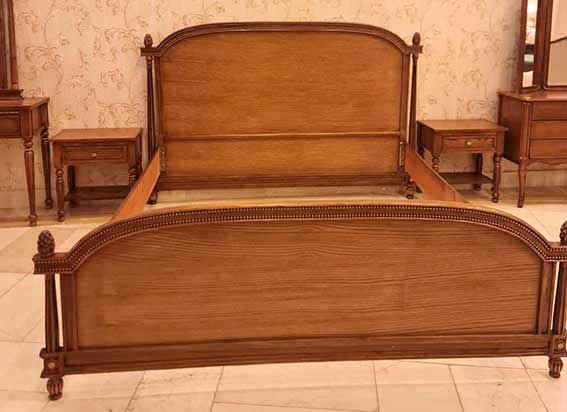 سرویس خواب تمام چوب مدل شاه بلوط کد 777